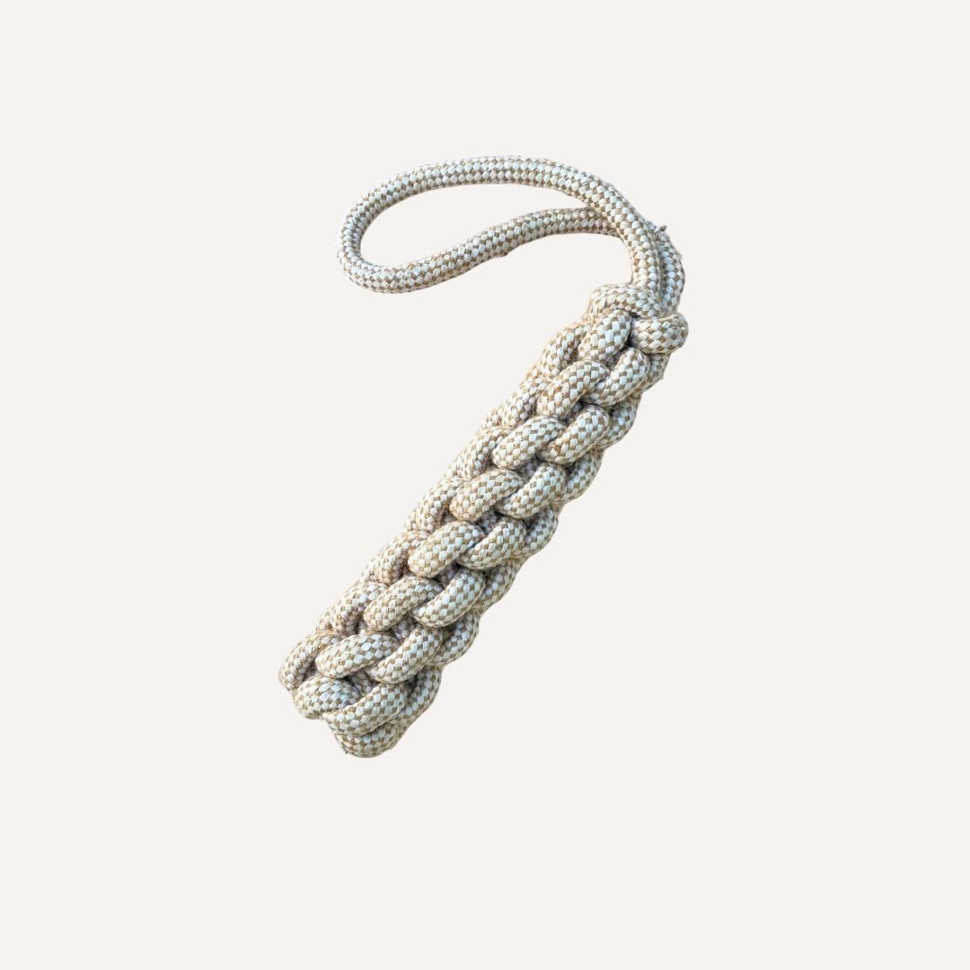 Indestructible Hemp Rope Tug Toy - Sustainable and Non-Toxic Pet Toy Tilley + Me
