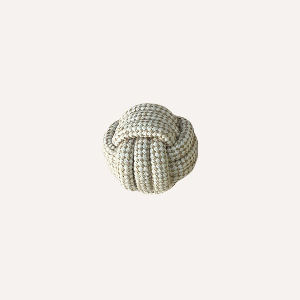 Indestructible Hemp Rope Ball Toy - Sustainable and Non-Toxic Pet Toy Tilley + Me