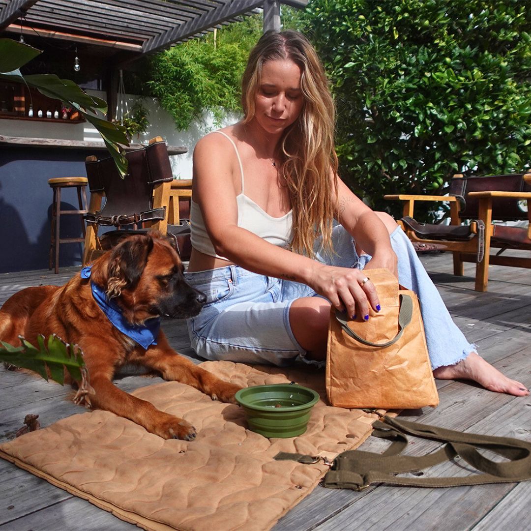 Convertible Dog Bag - Portable Travel Mat Bag for Pet Owners Tilley + Me