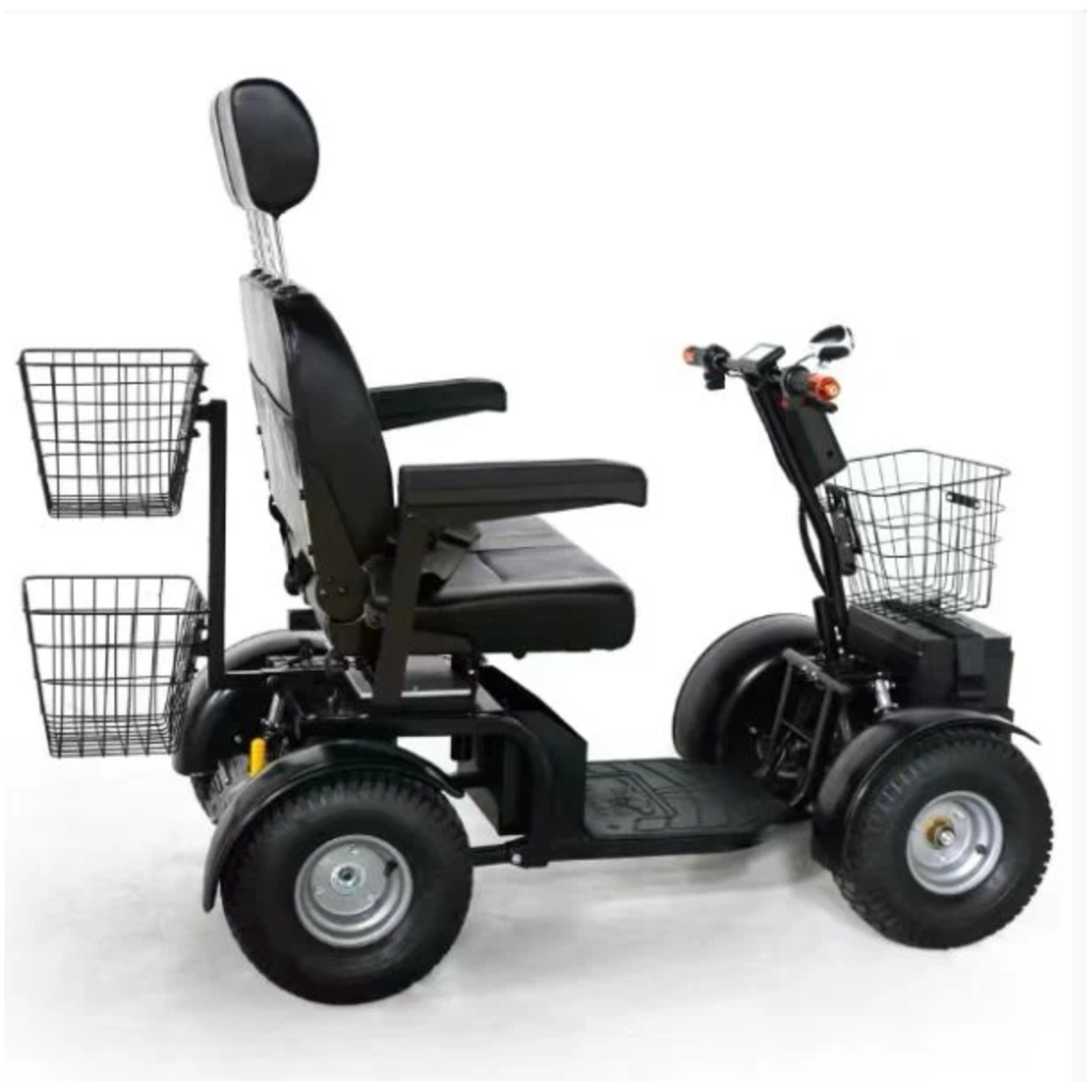 Green Transporter Cheeta Ninja All-Terrain Mobility Scooter 48V/20Ah 1100W 4-Wheel LifeMed USA