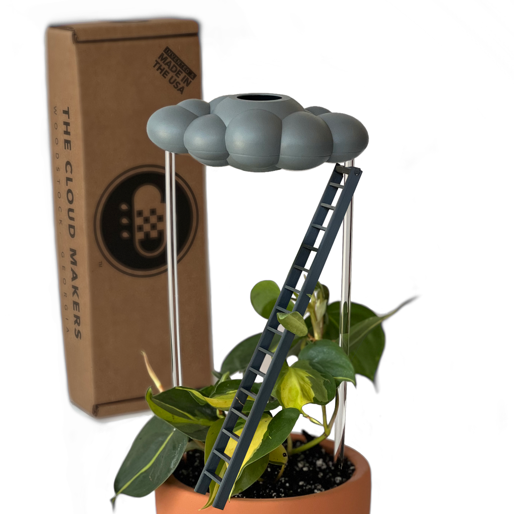 Stormy Dripping Rain Cloud with Ladder Charm The Cloud Makers