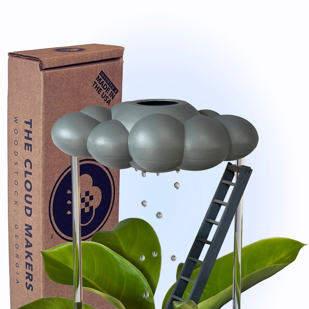 Stormy Dripping Rain Cloud with Ladder Charm The Cloud Makers