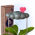 Stormy Dripping Rain Cloud with Pink Heart Charm The Cloud Makers