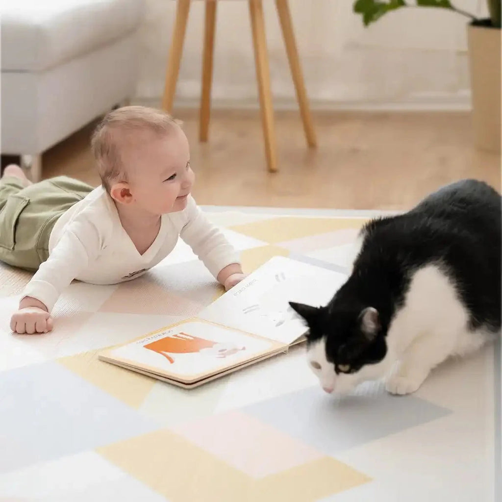 Tiny Land® Double-Sided Baby Playmat Urban Zoo Adventure Tiny Land INC