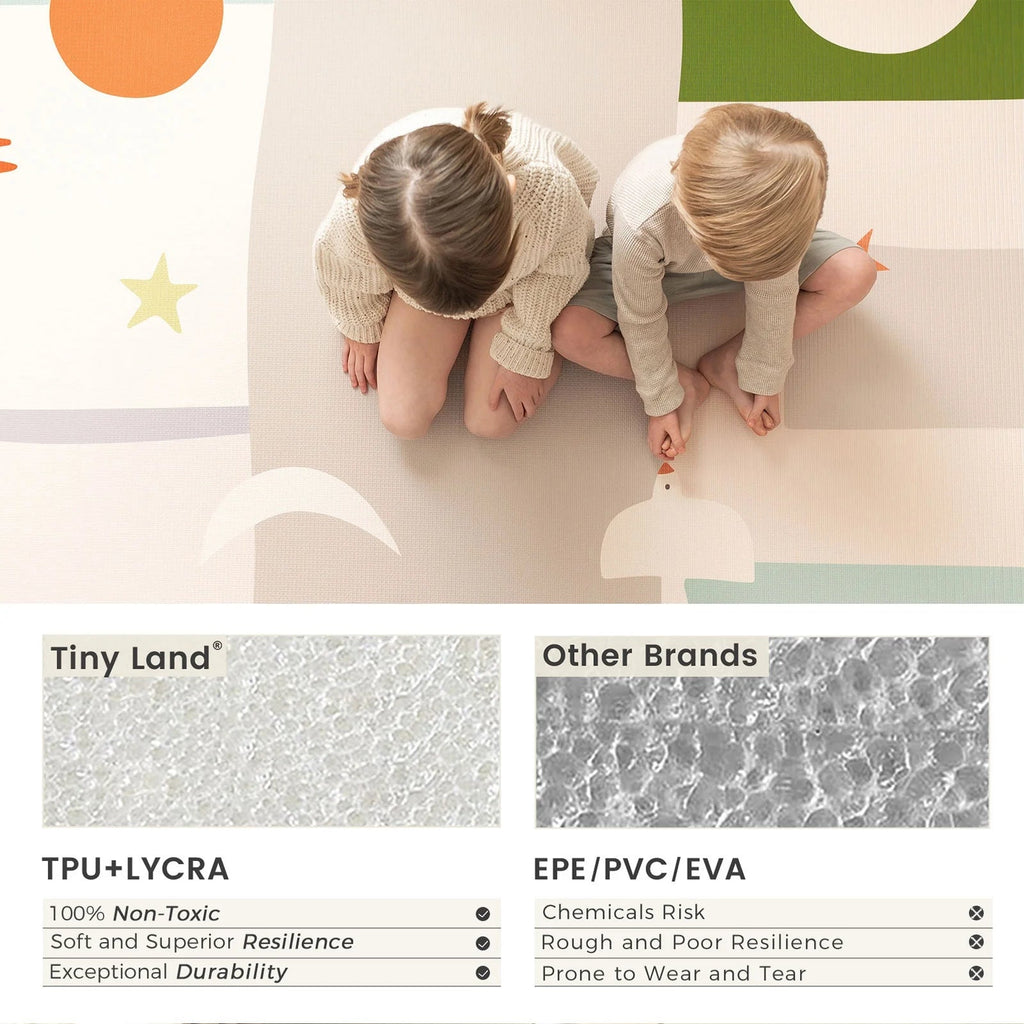 Tiny Land® Double-Sided Baby Playmat Forest Track Wonder Tiny Land INC