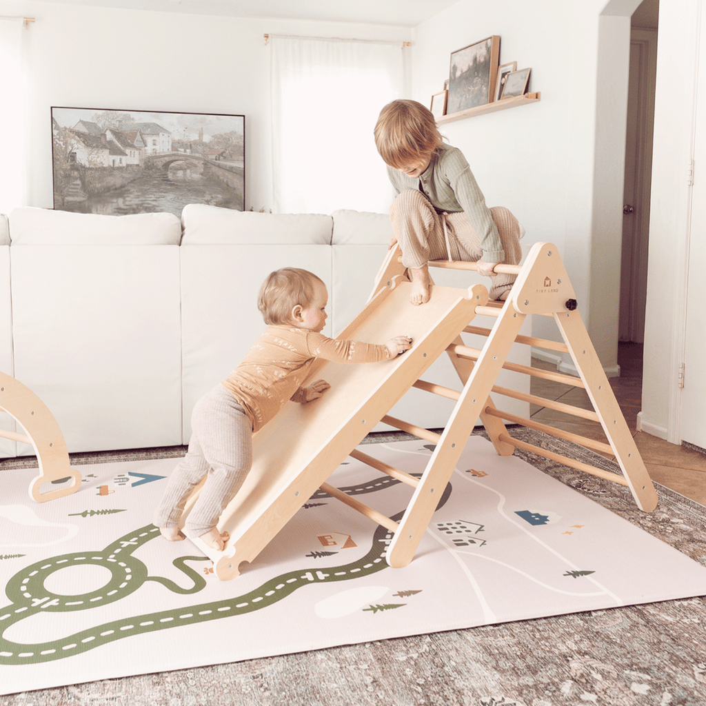 Tiny Land® Double-Sided Baby Playmat Forest Track Wonder Tiny Land INC