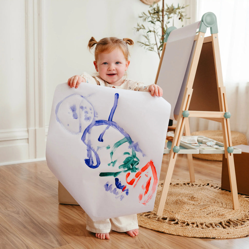 Tiny Land® Magnitales Easel for Kids - Green Tiny Land INC