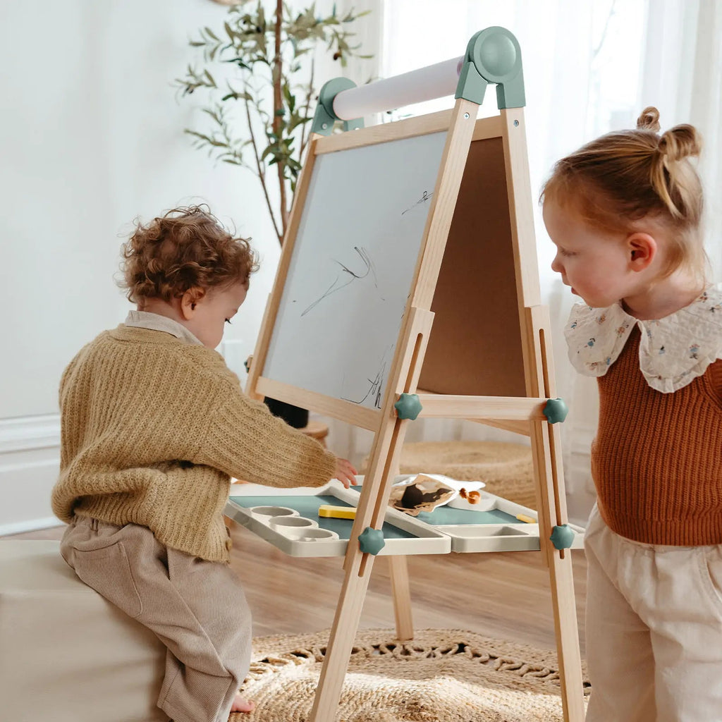 Tiny Land® Magnitales Easel for Kids - Green Tiny Land INC