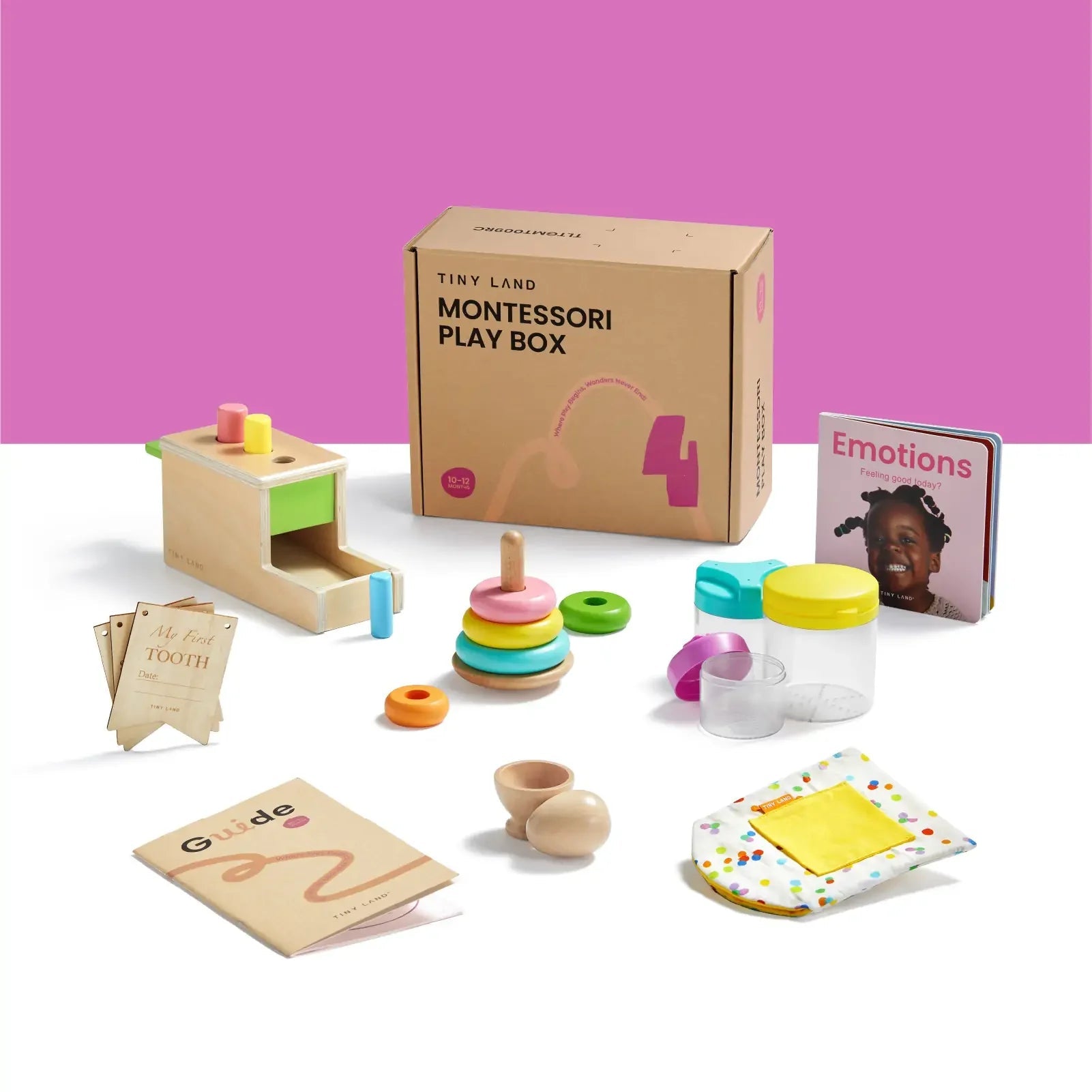 Tiny Land® Montessori Toys for Infants (10–12 Months) Tiny Land INC