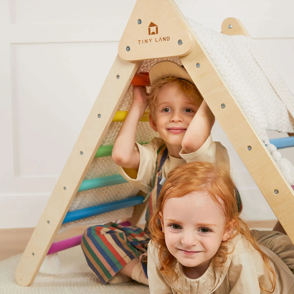 Tiny Land® 7-in-1 Rainbow Climbing Set Tiny Land INC