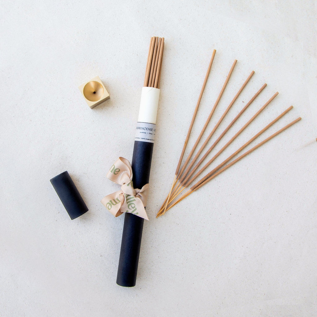 Brass Cube Incense Holder - Minimalist & Stylish Design Tilley + Me
