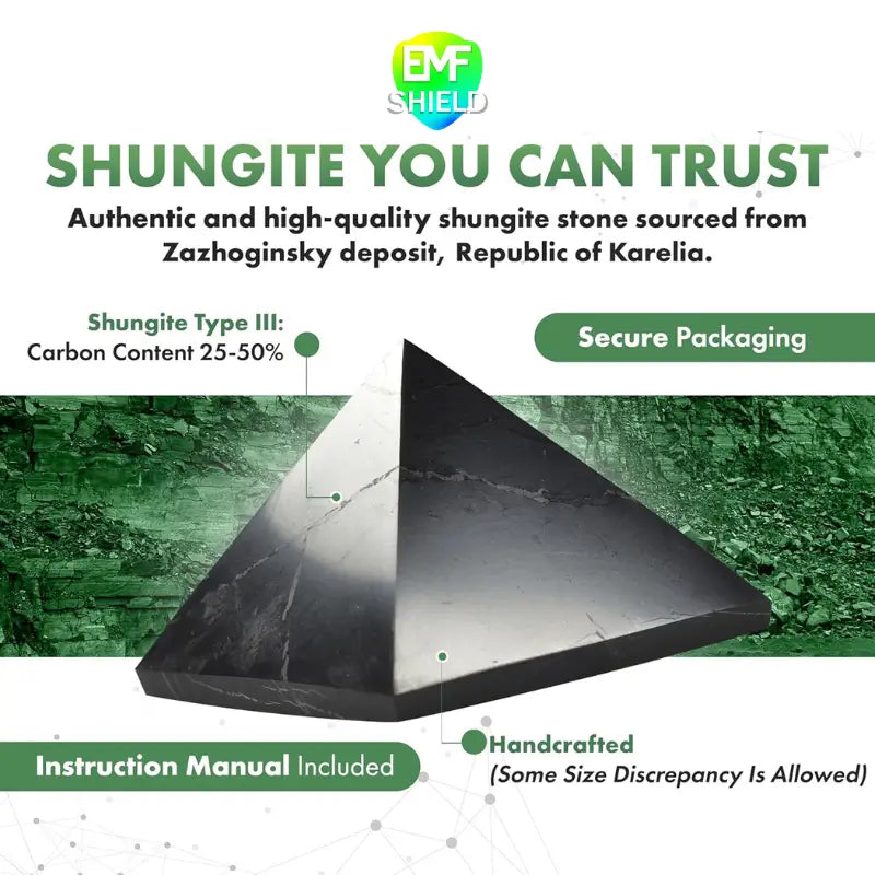 Shungite Stone Home EMF Defender Your Emf Shield