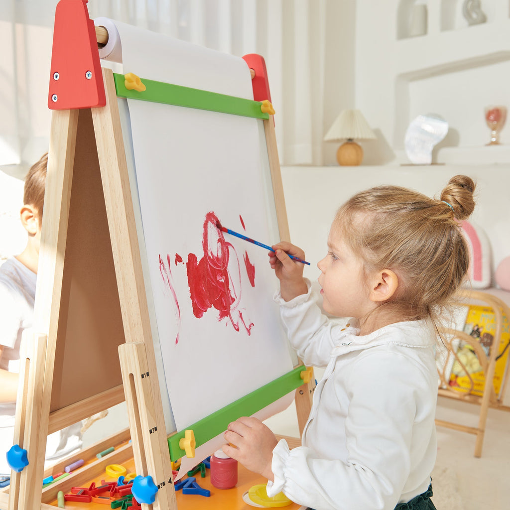 Tiny Land® 3-in-1 Art Easel & Paper Roll Set Tiny Land INC