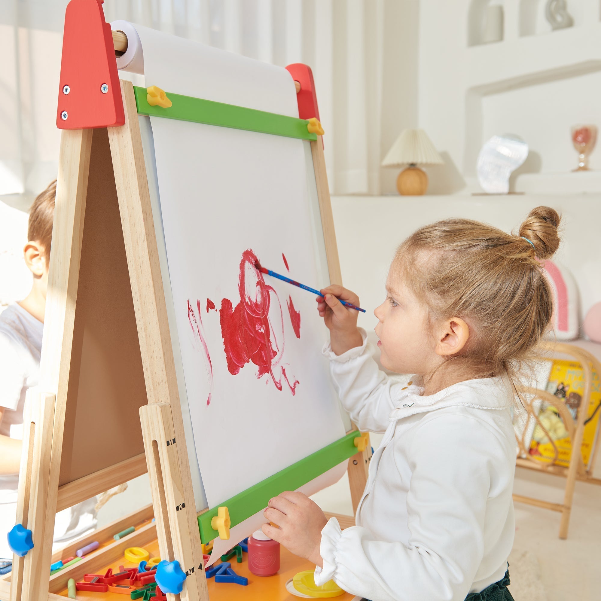 Tiny Land® 3-in-1 Art Easel & Paper Roll Set Tiny Land INC