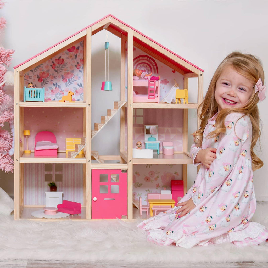 Tiny Land® Sweetwood Love Dollhouse without Dolls Tiny Land INC