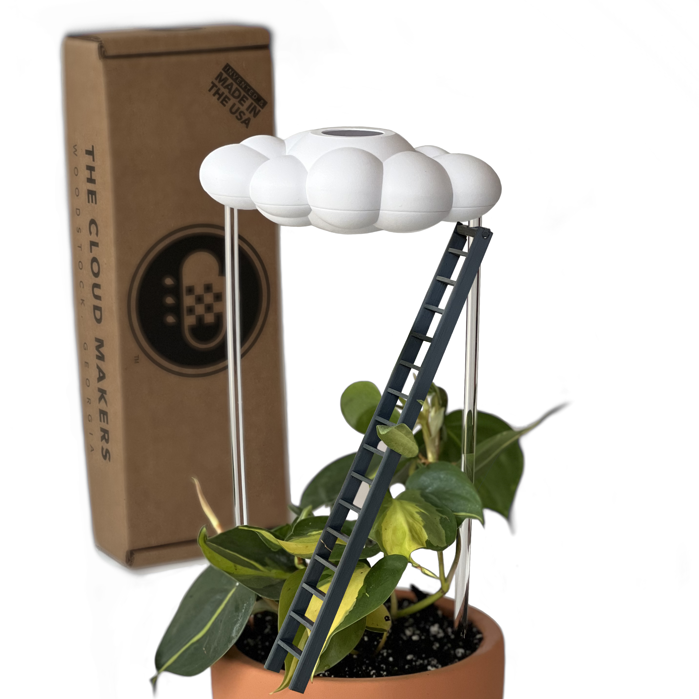 Original Dripping Rain Cloud with Ladder Charm The Cloud Makers