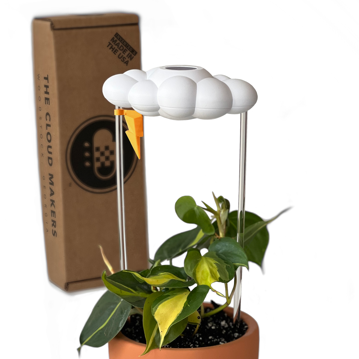 Original Dripping Rain Cloud with Lightning Bolt Charm The Cloud Makers