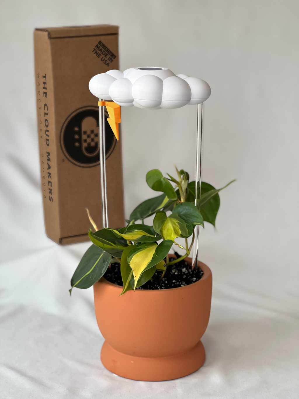 Original Dripping Rain Cloud with Lightning Bolt Charm The Cloud Makers