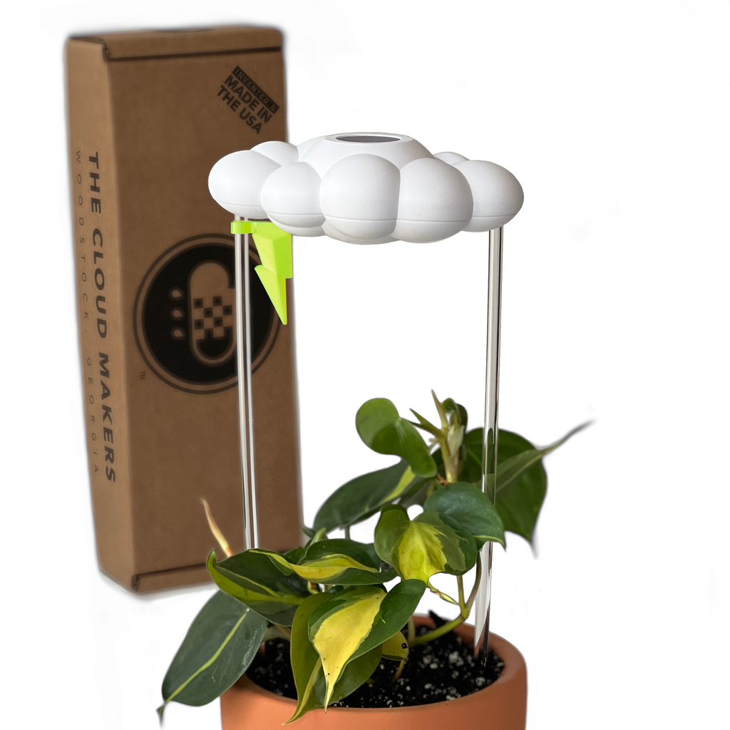 Original Dripping Rain Cloud with Neon Lightning Bolt Charm The Cloud Makers