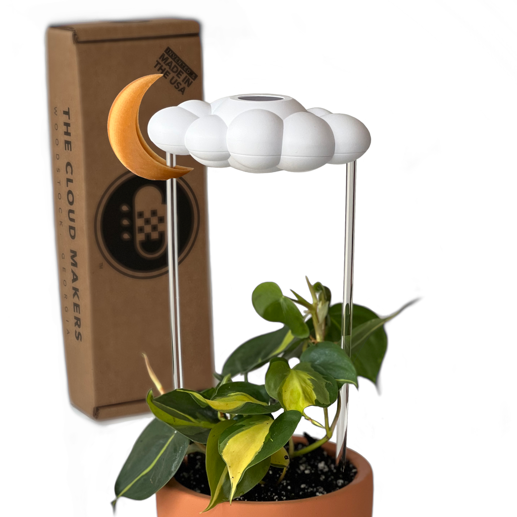 Original Dripping Rain Cloud with Moon Charm The Cloud Makers