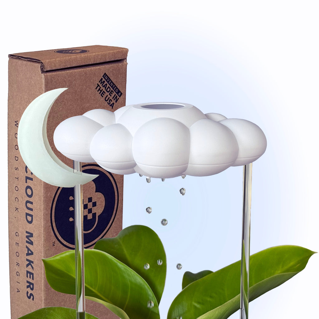 Original Dripping Rain Cloud with Glow in the Dark Moon Charm The Cloud Makers