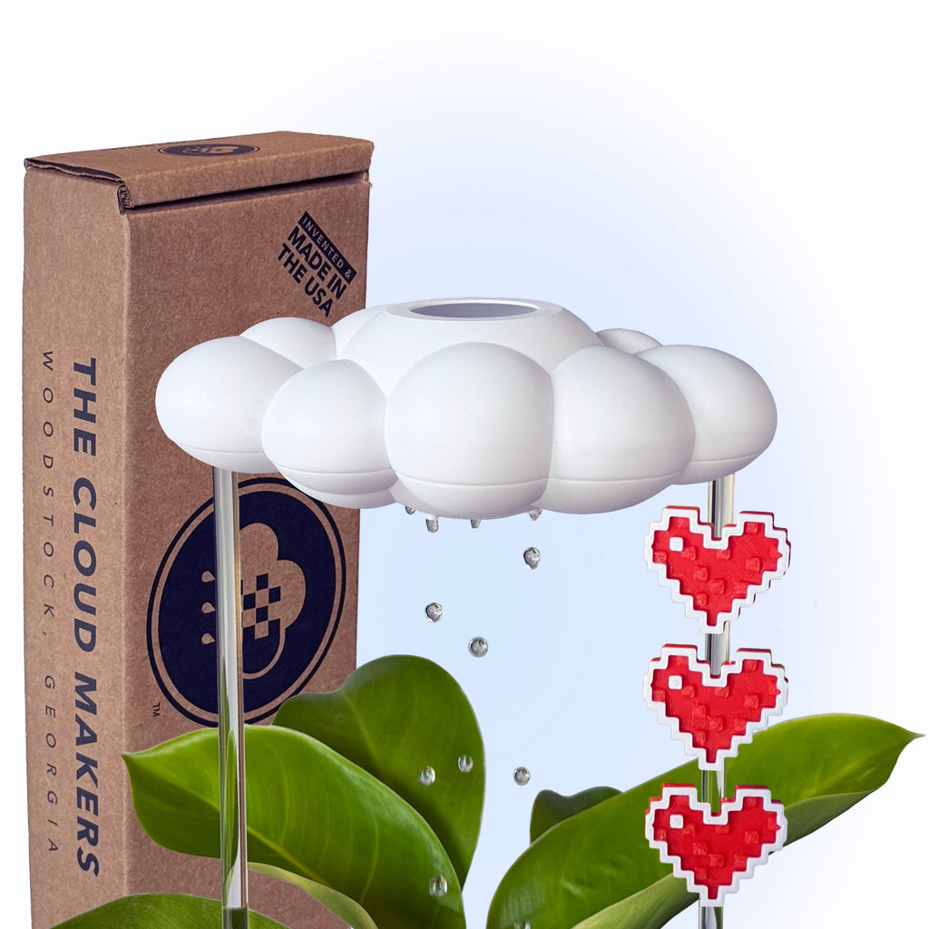 Original Dripping Rain Cloud with Pixel Heart Charm Set The Cloud Makers