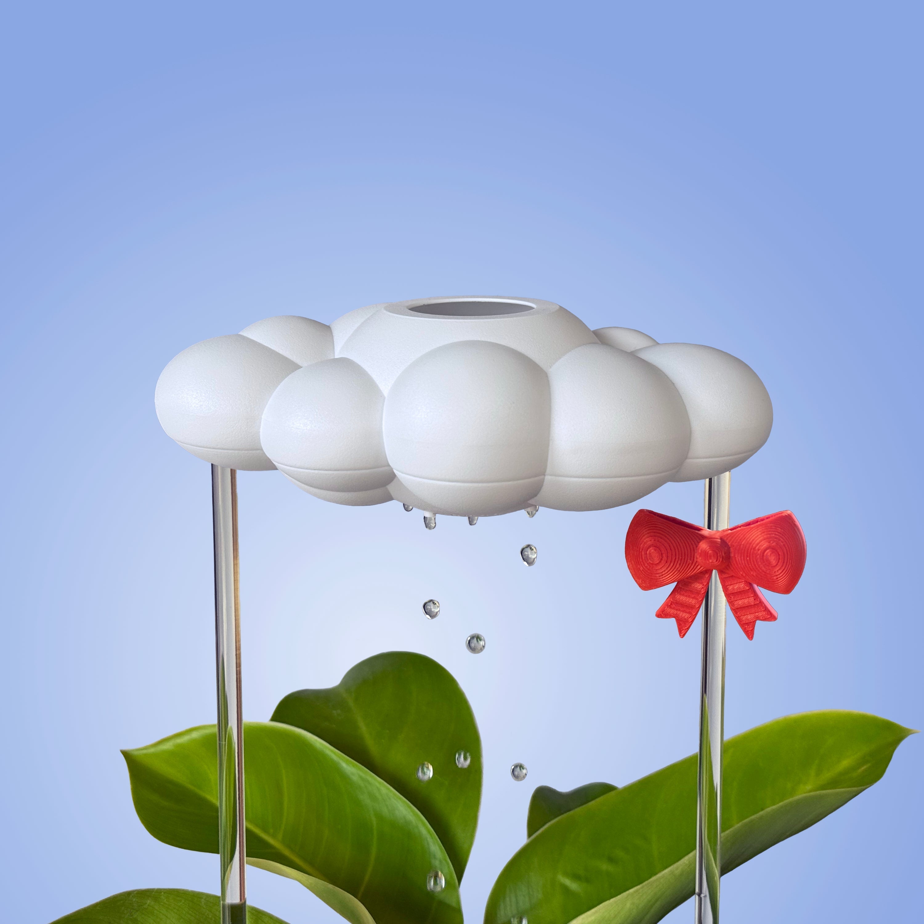 Original Dripping Rain Cloud with Bow Charm The Cloud Makers