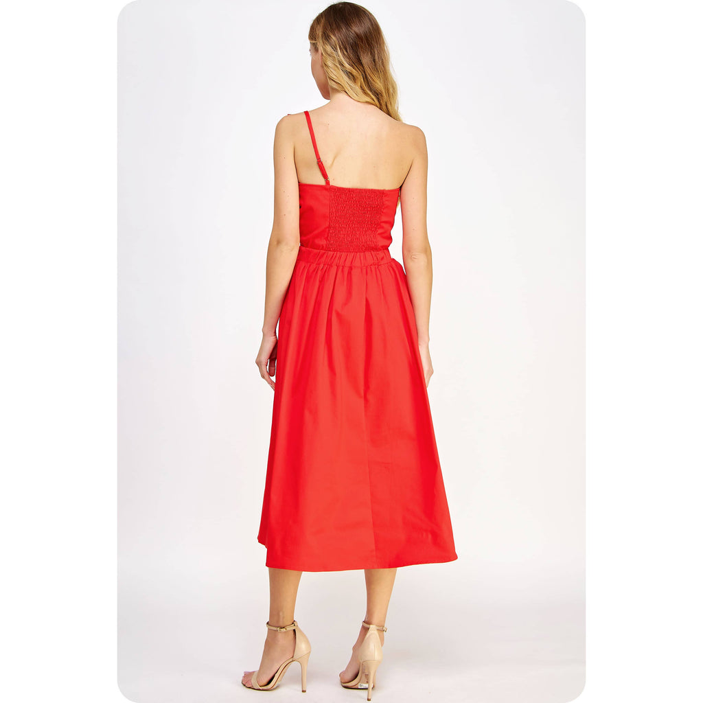 Red Knotted Bow Dress Pretty Little Patriot
