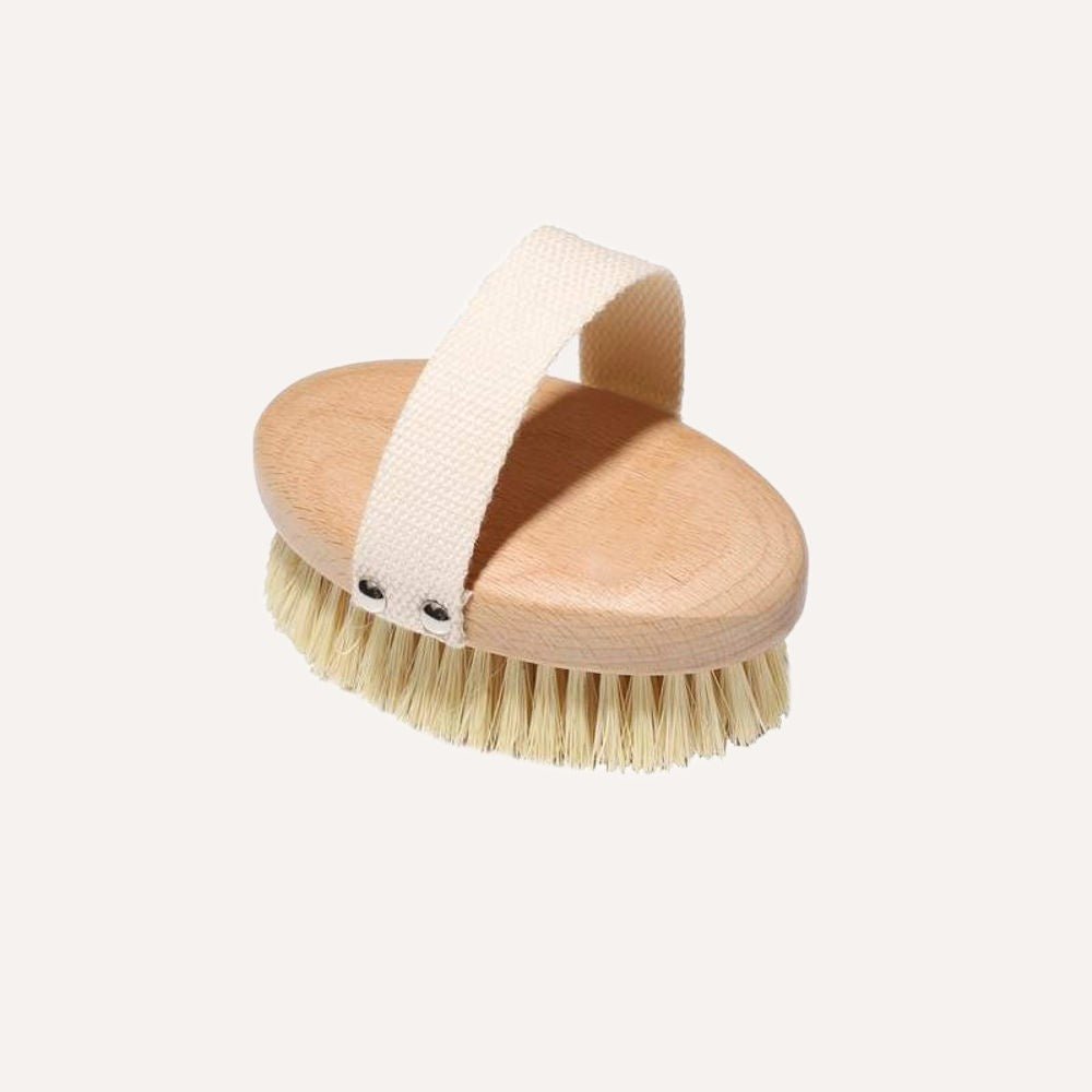 Bamboo Dry Brush for Body – Exfoliate & Improve Circulation Tilley + Me