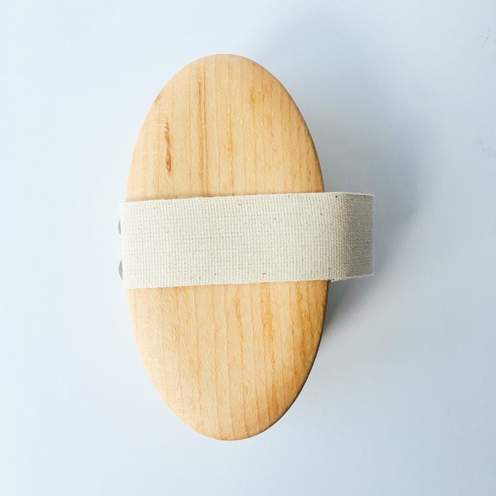 Bamboo Dry Brush for Body – Exfoliate & Improve Circulation Tilley + Me