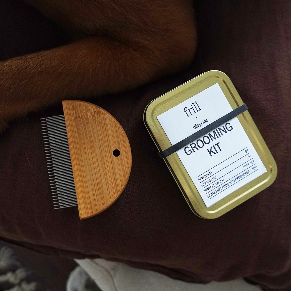 Bamboo Flea Comb for Dogs & Cats – Gentle & Eco-Friendly Tilley + Me