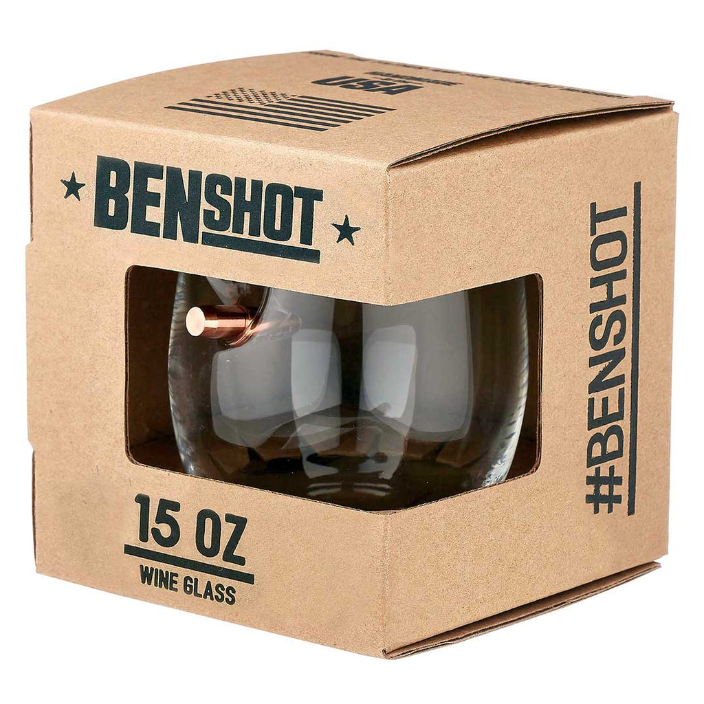 BenShot Freedom Wine Glass - 15oz BenShot