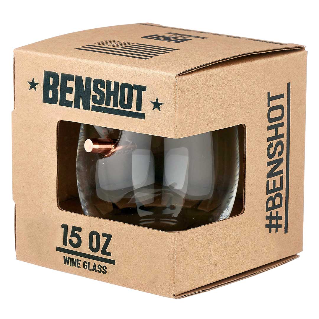 BenShot Freedom Wine Glass - 15oz BenShot