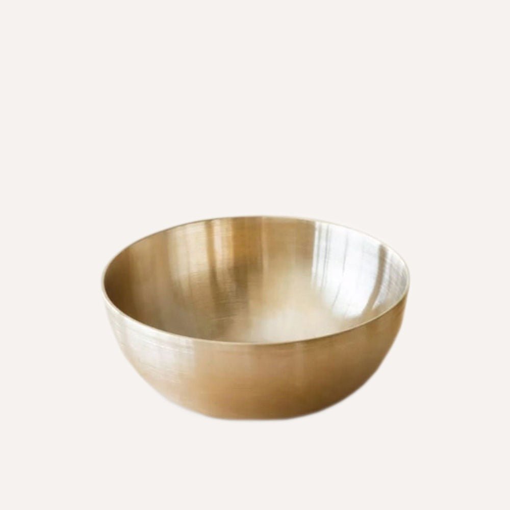 Mini Brass Serving Bowls – Elegant & Handcrafted Tableware Set Tilley + Me