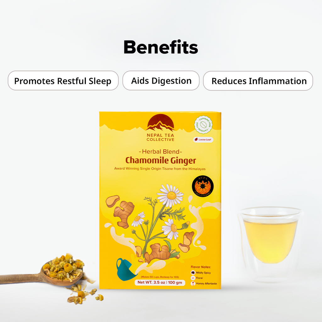 Chamomile Tea with Ginger Nepal Tea