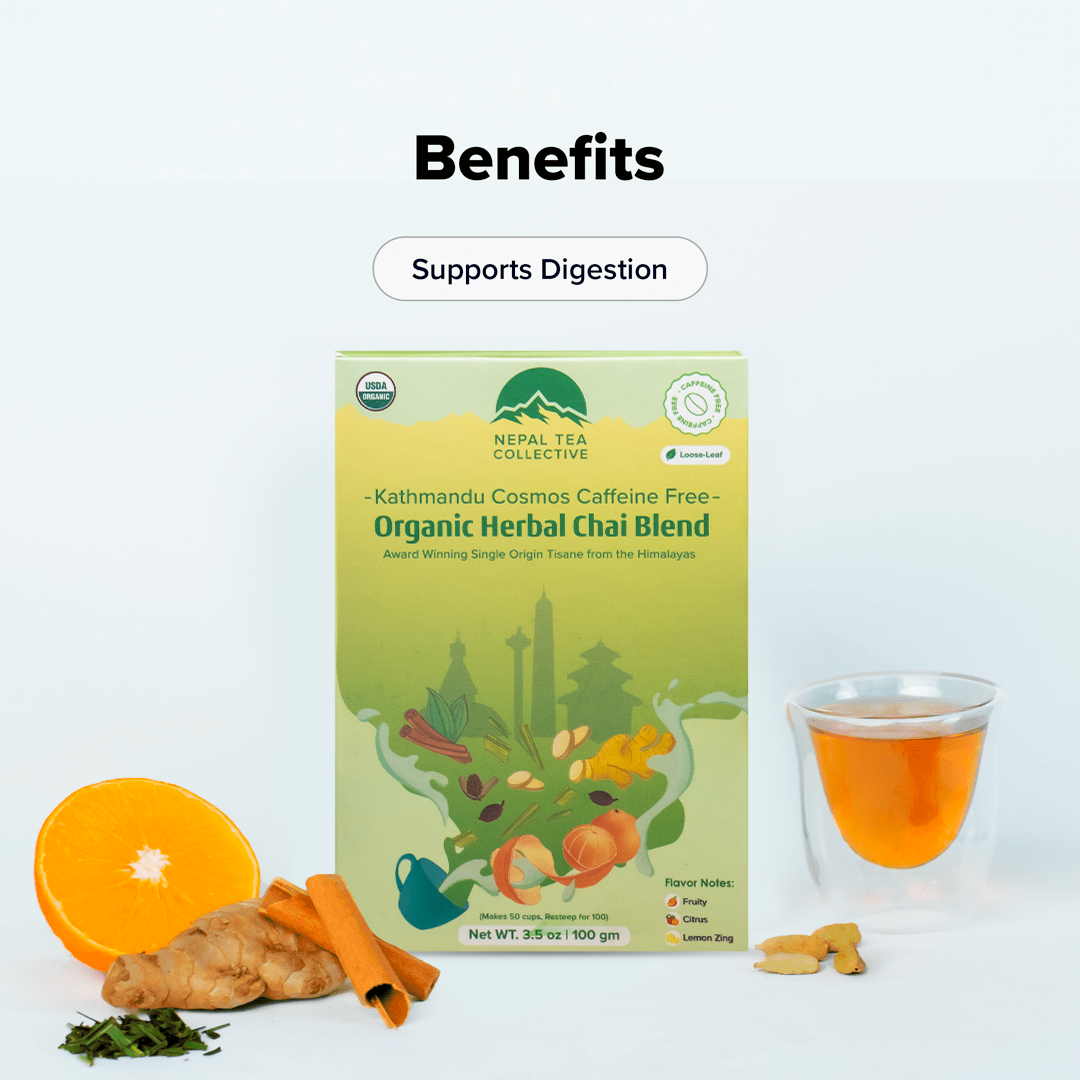 Kathmandu Cosmos (Naturally DECAF | Caffeine Free) Nepal Tea
