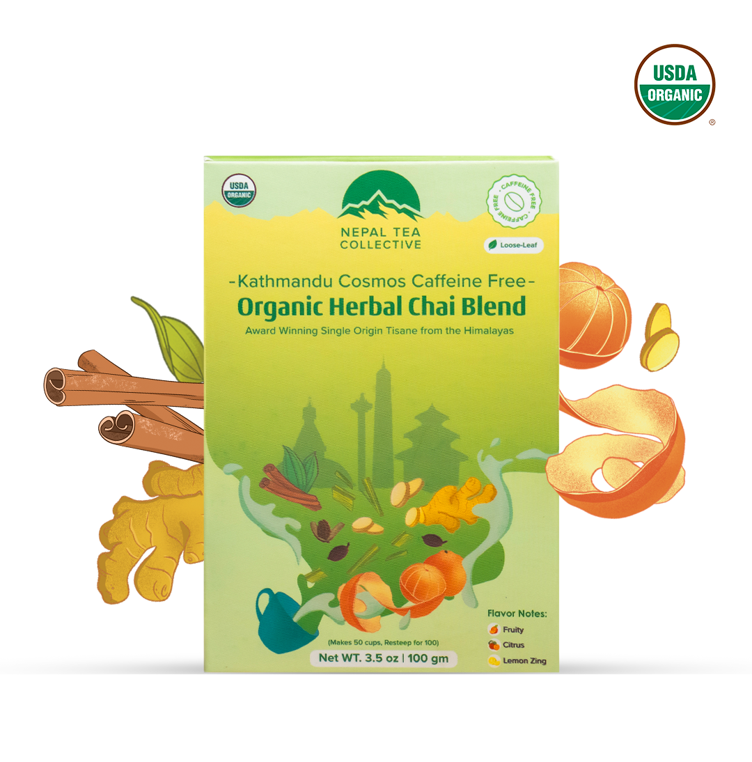 Kathmandu Cosmos (Naturally DECAF | Caffeine Free) Nepal Tea