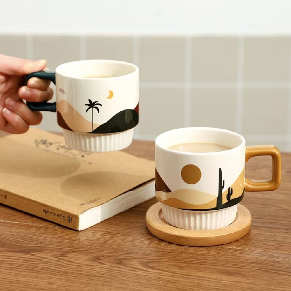 Desert Vibe Artisanal Mug | Handcrafted Ceramic Tilley + Me
