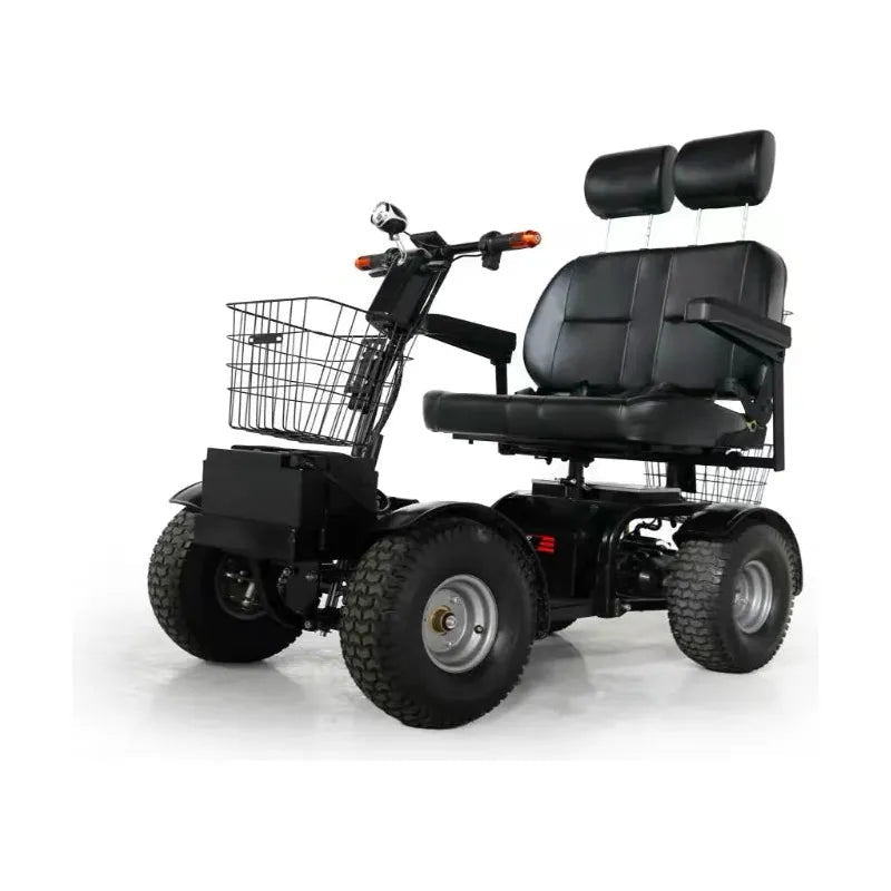 Green Transporter Cheeta Ninja All-Terrain Mobility Scooter 48V/20Ah 1100W 4-Wheel LifeMed USA