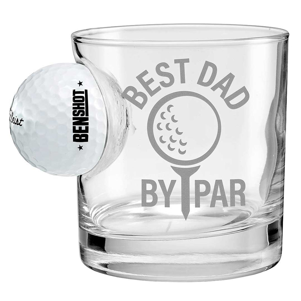Golf Ball Glasses for Dad BenShot