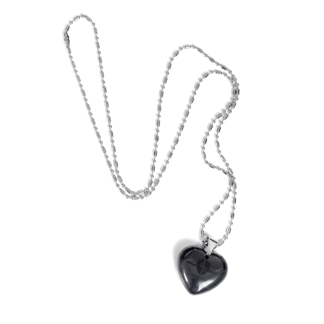 Heart EMF Defense Pendant - 100% Shungite Stone Your Emf Shield