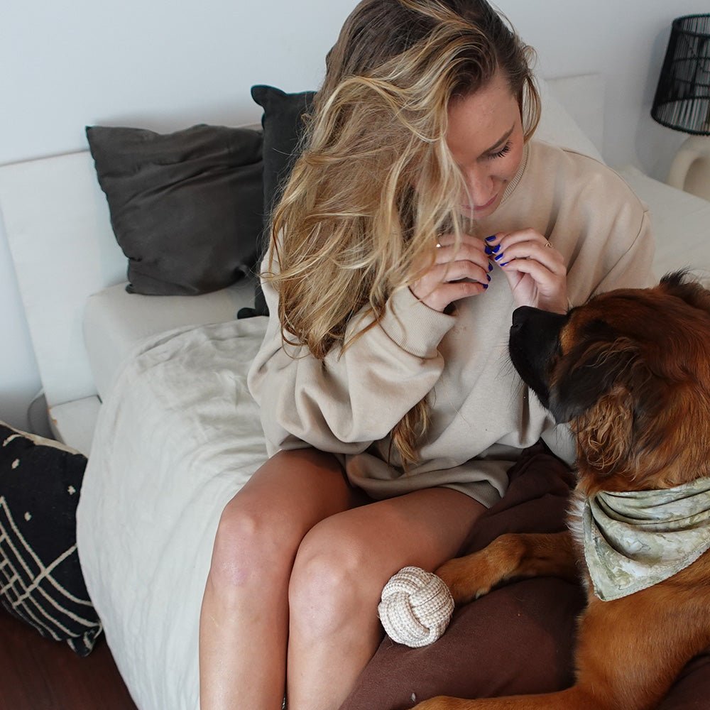 Indestructible Hemp Rope Ball Toy - Sustainable and Non-Toxic Pet Toy Tilley + Me