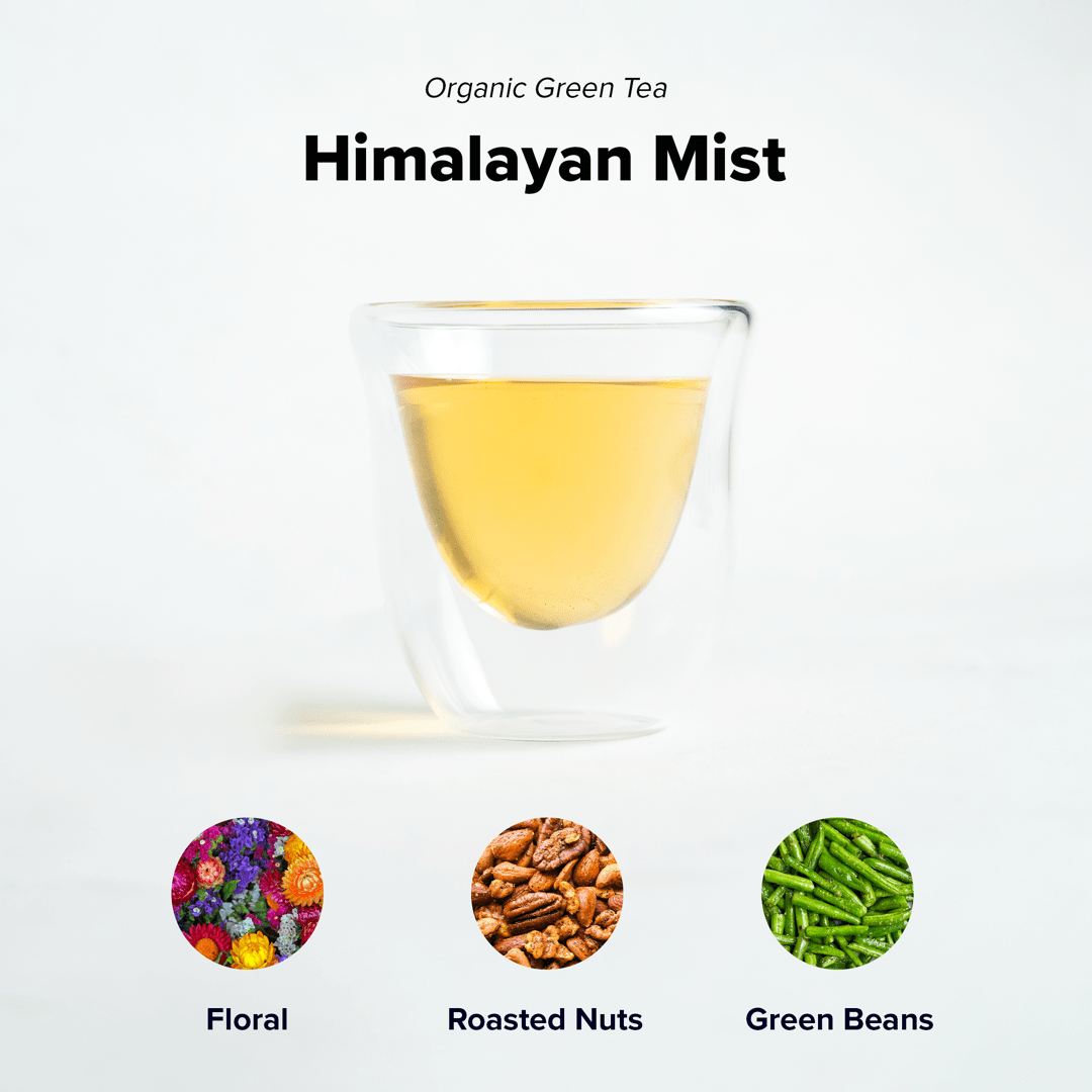 Himalayan Mist (Special Green Tea) - 15 Pyramid Tea Bags Nepal Tea