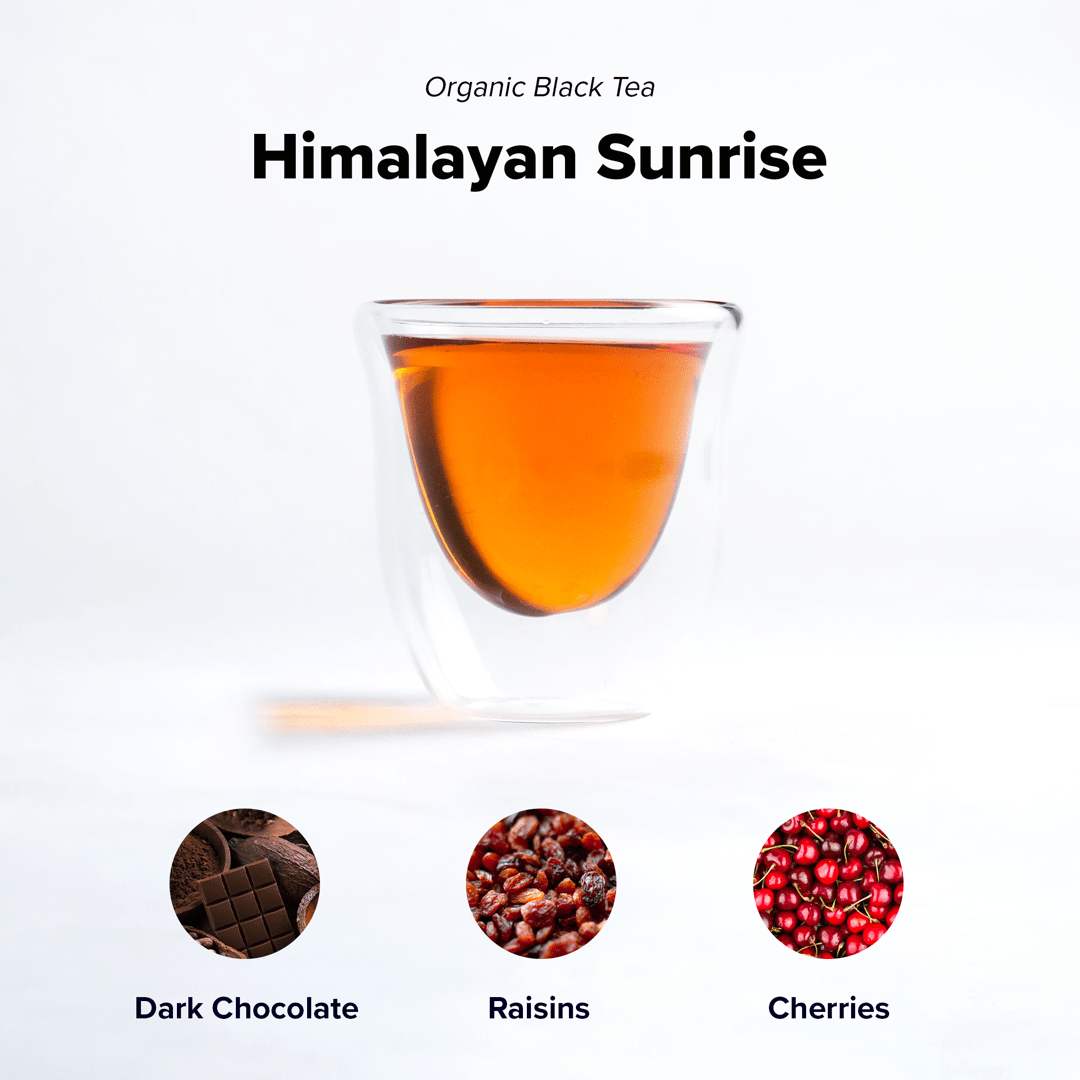 Himalayan Sunrise (Special Black Tea) - 15 Pyramid Tea Bags Nepal Tea