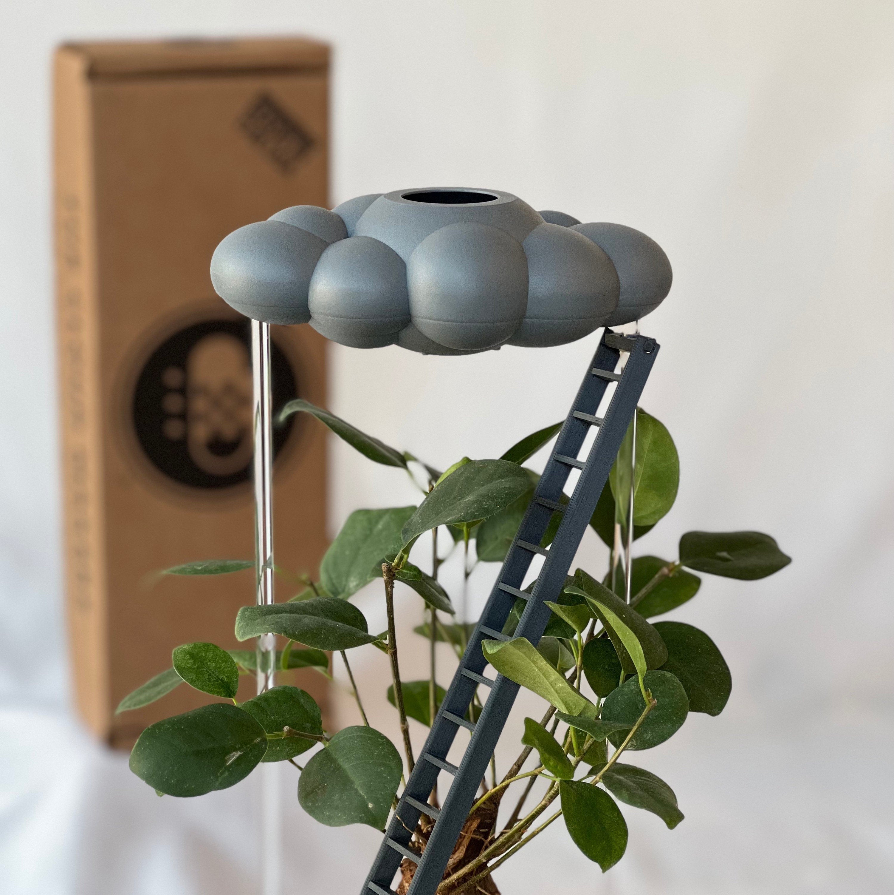 Stormy Dripping Rain Cloud with Ladder Charm The Cloud Makers