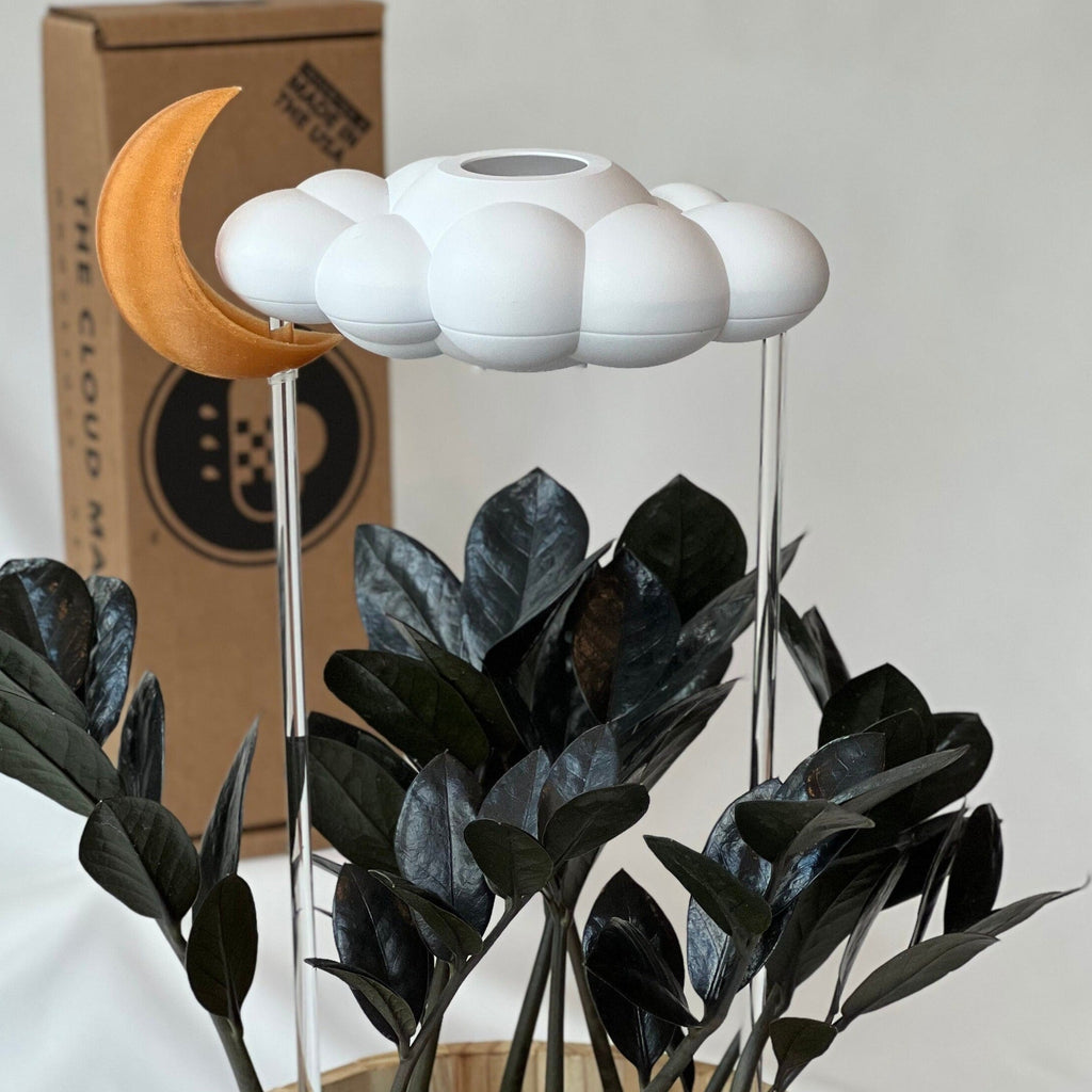 Original Dripping Rain Cloud with Moon Charm The Cloud Makers