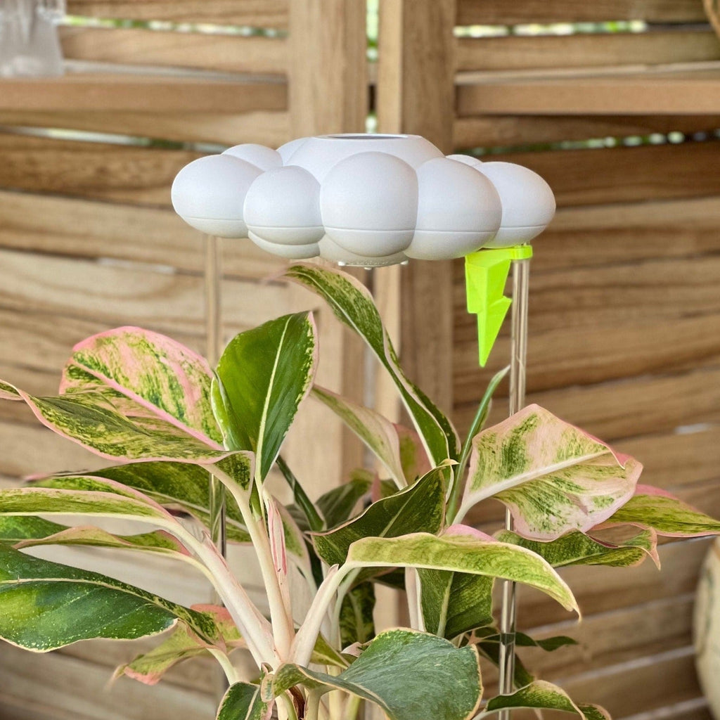 Original Dripping Rain Cloud with Neon Lightning Bolt Charm The Cloud Makers