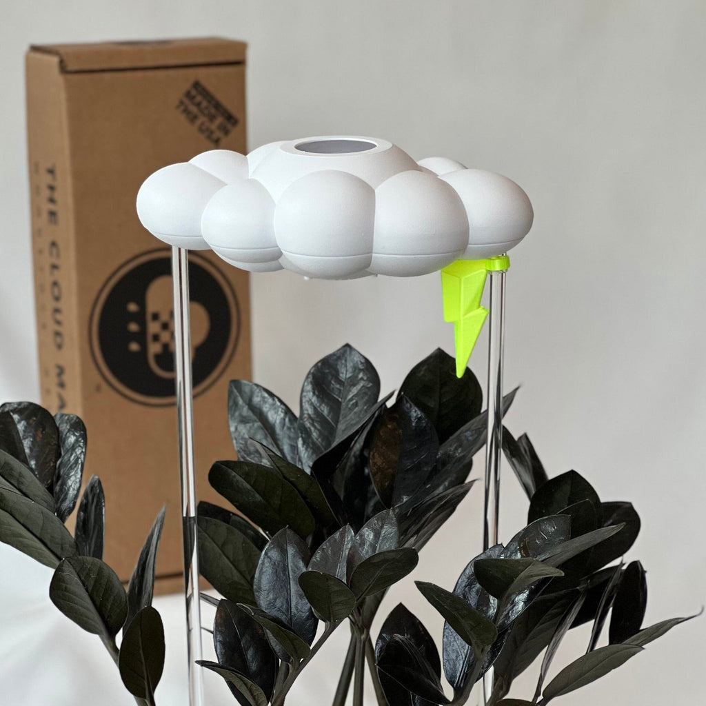 Original Dripping Rain Cloud with Neon Lightning Bolt Charm The Cloud Makers