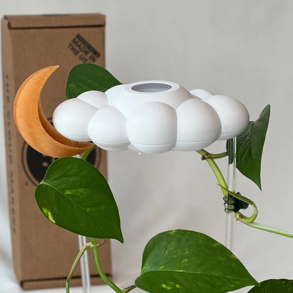 Original Dripping Rain Cloud with Moon Charm The Cloud Makers