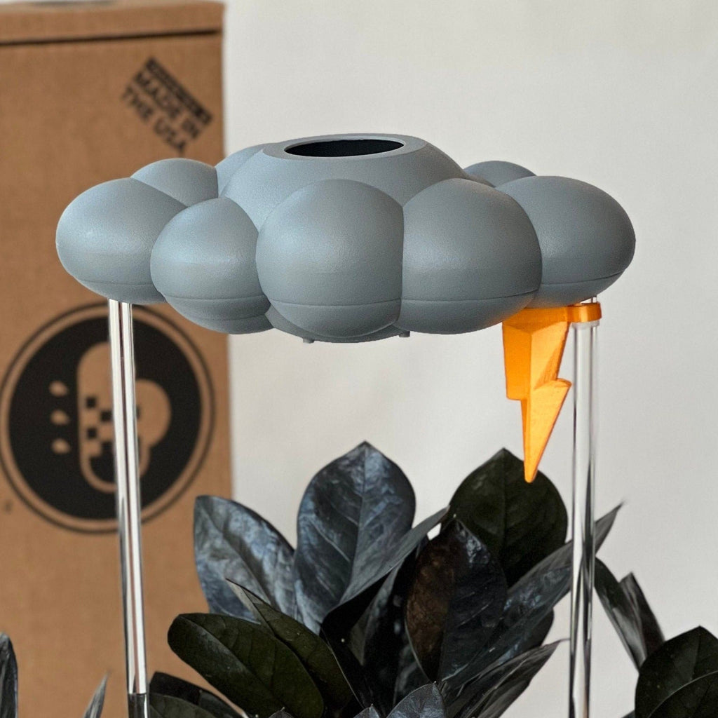 Stormy Dripping Rain Cloud with Lightning Bolt Charm The Cloud Makers